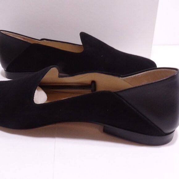 Theory  Slide Suede leather Loafer Slide Flats Size 37 NIB $495 - Picture 4 of 6